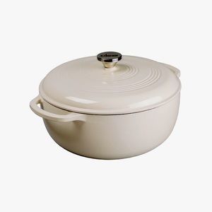 7.5 Quart Oyster Enameled Cast Iron Dutch Oven